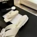 Chanel shoes for Women's Chanel slippers Leather mules Camellia #B54137