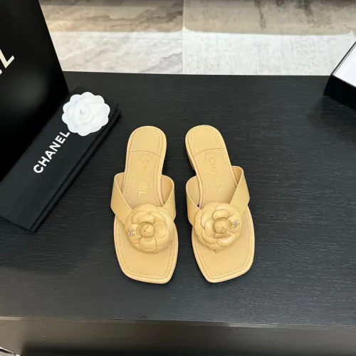 Chanel shoes for Women's Chanel slippers Leather mules Camellia #B54137