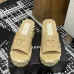 Chanel shoes for Women's Chanel slippers Yellow/Black/White #B47728