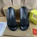 Christian Louboutin CL Men Women's Slippers Black/White #B51593