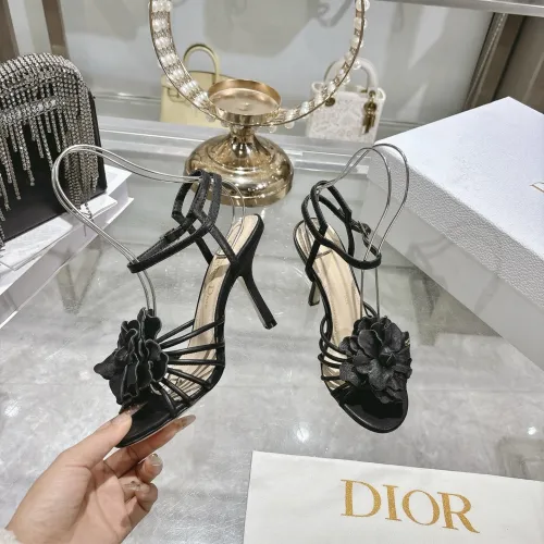 Dior Spring Summer New High-Heel 7.5 cm Sandals  Butterfly  Floral Design   #B63458
