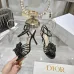 Dior Spring Summer New High-Heel 7.5 cm Sandals  Butterfly  Floral Design   #B63458