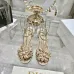 Dior Spring Summer New High-Heel 7.5 cm Sandals  Butterfly  Floral Design   #B63459