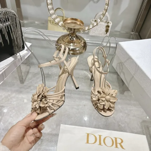 Dior Spring Summer New High-Heel 7.5 cm Sandals  Butterfly  Floral Design   #B63459