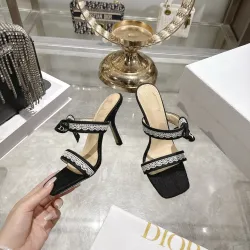Snake Print Dior Style High Heel Mule Sandals for Women 8.5cm #B63461 Snake Print Dior Style High Heel Mule Sandals for Women 8.5cm #B63461