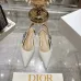 Dior Shoes Dior pointed toe flat high heel sandals #B53124