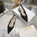 Dior Shoes Dior pointed toe flat high heel sandals #B53124