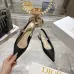 Dior Shoes Dior pointed toe flat high heel sandals #B53124