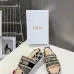 Dior Shoes for women Embroidered Christian Platform Slippers #B48789