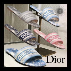 Dior Slippers Open Toe Rubber Sole Casual Style #999930823