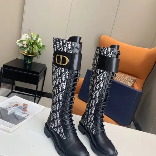 Dior women's leather boots #99901130