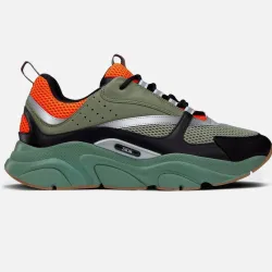 Dior B22 Orange Olive Black Trainer #B51320