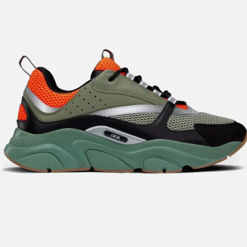 Dior B22 Orange Olive Black Trainer #B51320
