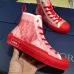 Dior Shoes red high Sneakers for Men and Women #99905171