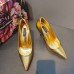 Dolce & Gabbana Shoes for Women's D&G gold sandal #9999931580