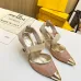 Fendi Slingback Hummingbird High Heels Mesh Embroidery High Heel Shoes #999934051