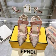 Fendi Women's Colibri 55MM/85MM Embellished Leather Slingback Pumps #B48874