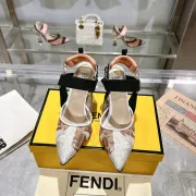 Fendi Women's Colibri 55MM/85MM Embellished Leather Slingback Pumps #B48875