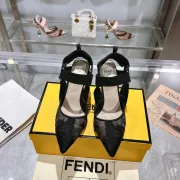 Fendi Women's Colibri 55MM/85MM Embellished Leather Slingback Pumps #B48876