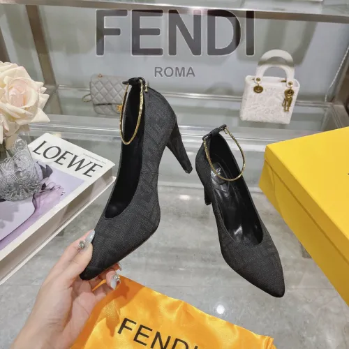 Fendi shoes for Fendi High-heeled shoes for women #B35971