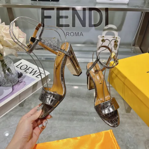 Fendi shoes for Fendi High-heeled shoes for women #B35973