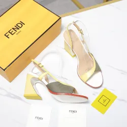 Fendi shoes for Fendi High-heeled shoes for women #B61160