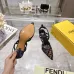 Fendi shoes for Fendi High-heeled shoes for women #B61789