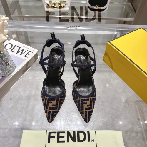 Fendi shoes for Fendi High-heeled shoes for women #B61789