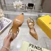 Fendi shoes for Fendi High-heeled shoes for women #B61792