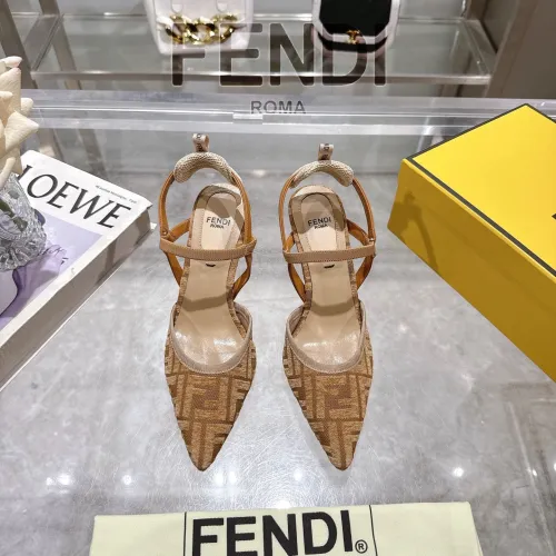 Fendi shoes for Fendi High-heeled shoes for women #B61792