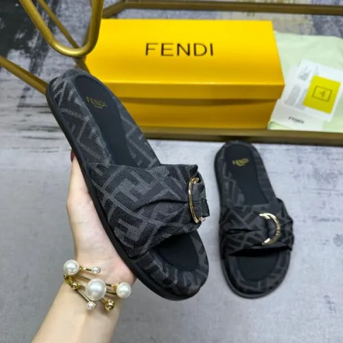 Fendi shoes for Fendi Slippers for Men's and women #B38069