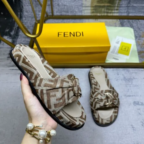 Fendi shoes for Fendi Slippers for Men's and women #B38070