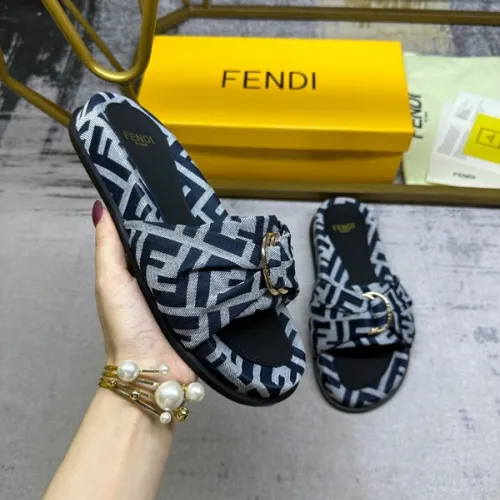 Fendi shoes for Fendi Slippers for Men's and women #B38073