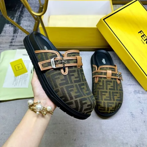 Fendi shoes for Fendi Slippers for men #B39308