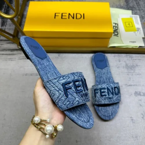 Fendi shoes for Fendi slippers for women #B37286