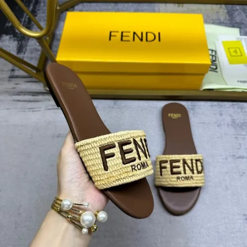Fendi shoes for Fendi slippers for women #B37296