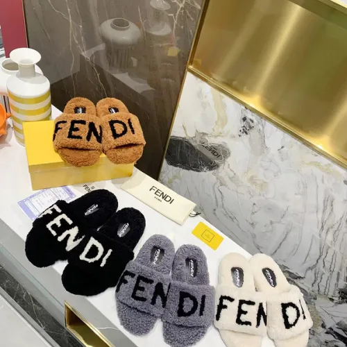 Fendi shoes for Fendi slippers for women #B43620