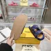 Fendi shoes for women Mauve purple FF jacquard velvet slides #B48866