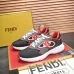 Fendi shoes for Men's Fendi New Domino Sneakers Grey/Red #B52927