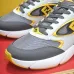 Fendi shoes for Men's Fendi New Domino Sneakers Grey/Yellow #B52928