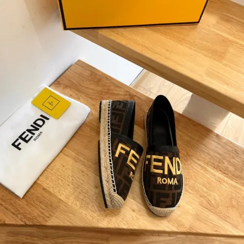 Women Fendi Street Style Bridal Logo Shoes #999932383