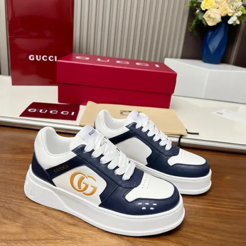 Gucci Unisex Shoes GG embossed sneaker Blue #B48835