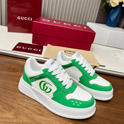 Gucci Unisex Shoes GG embossed sneaker Green #B48836