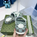 Couple Gucci×Adidas new joint Slippers  light green thickness of sole 3.5CM #99921546