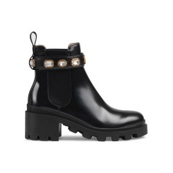  Shoes for Women  black leather Boots #9120739