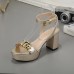 Gucci Shoes for Women Gucci Sandals Leather high heel sandals Heel height 8cm #99906423