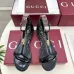 Gucci Shoes for Women Gucci Sandals Women's sandal with bamboo patent leather #B53970