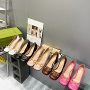 Women Gucci Leather Sandals Heel height 25CM #B34867
