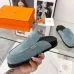 Hermes Shoes Hermes slippers Suede Calfskin Mens Womens Sizes 35-46 #B50721