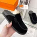 Hermes Shoes Hermes slippers Suede Calfskin Mens Womens Sizes 35-46 #B50721